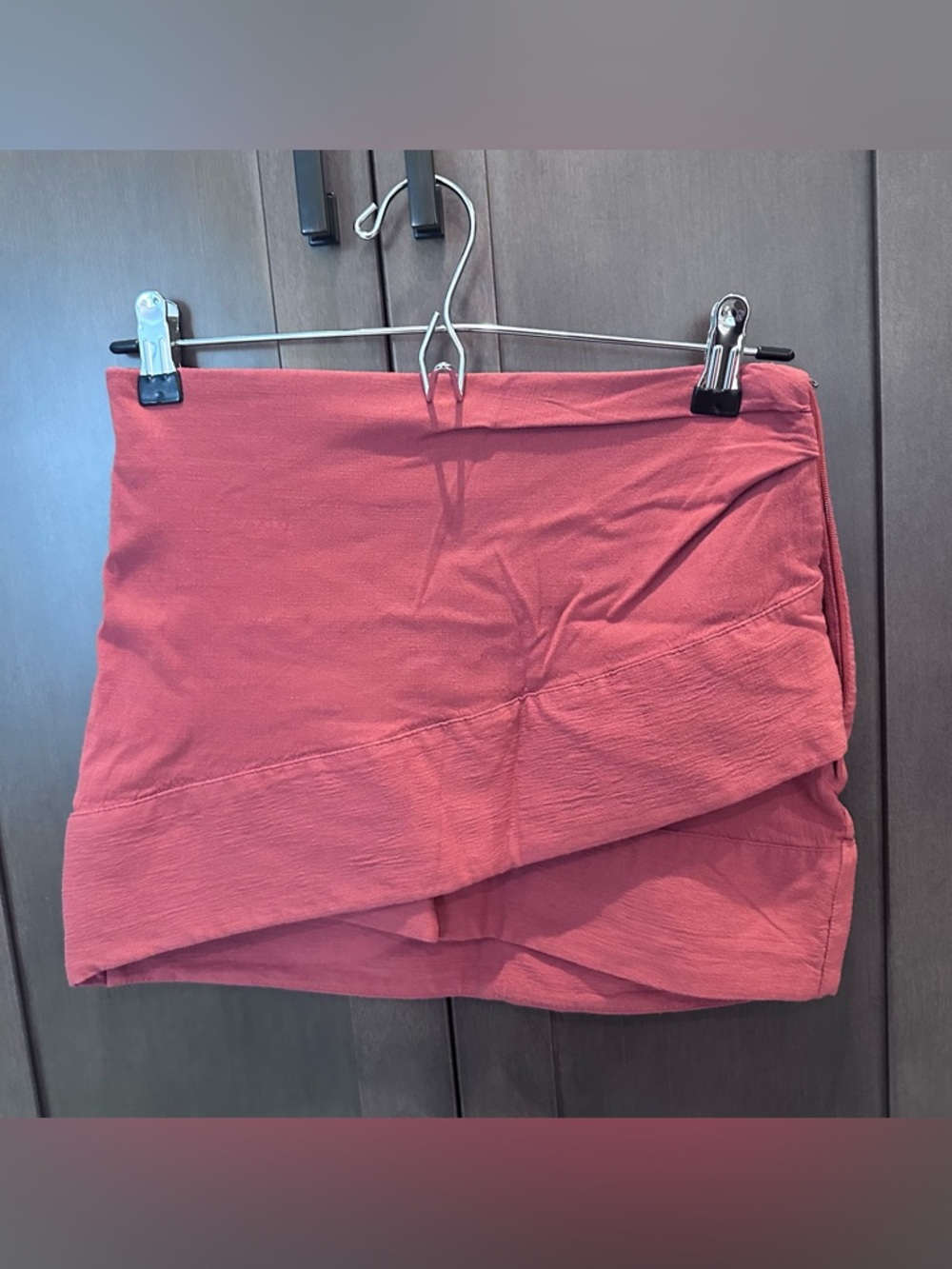 Free People Terracotta Mini Skirt